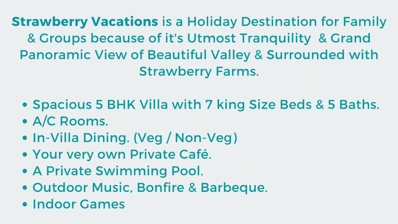 פנצ'גאני Strawberry Hills Resort מראה חיצוני תמונה
